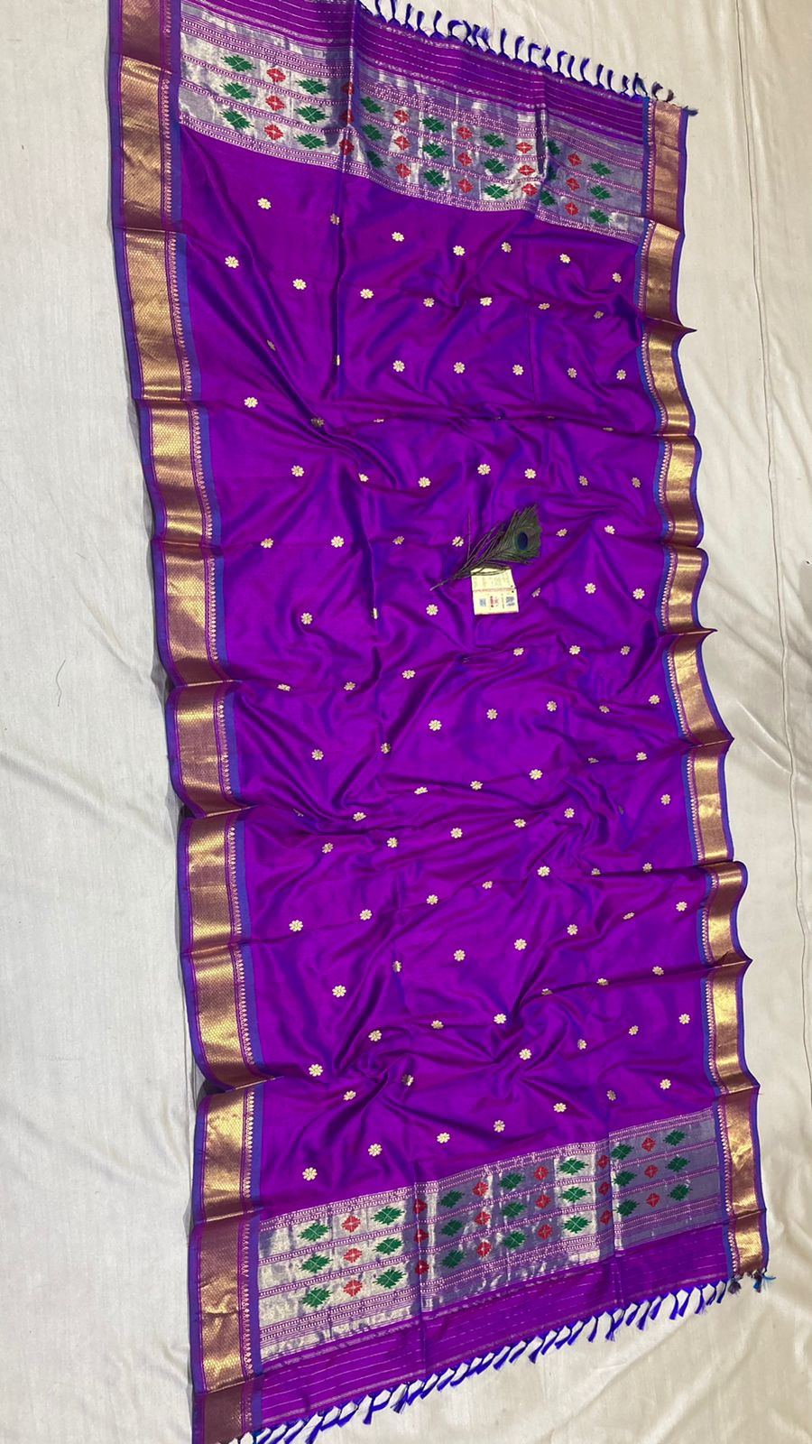 Paithani inspired dupatta - Saffronfashionindia