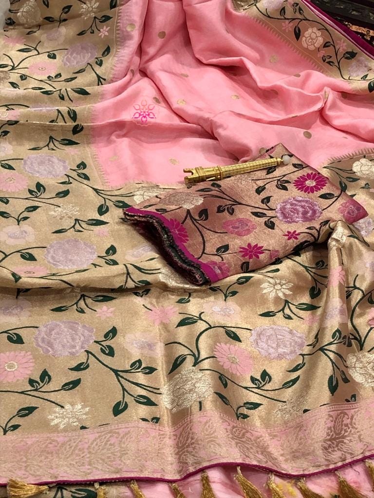 Banarsi bridal saree - Saffronfashionindia