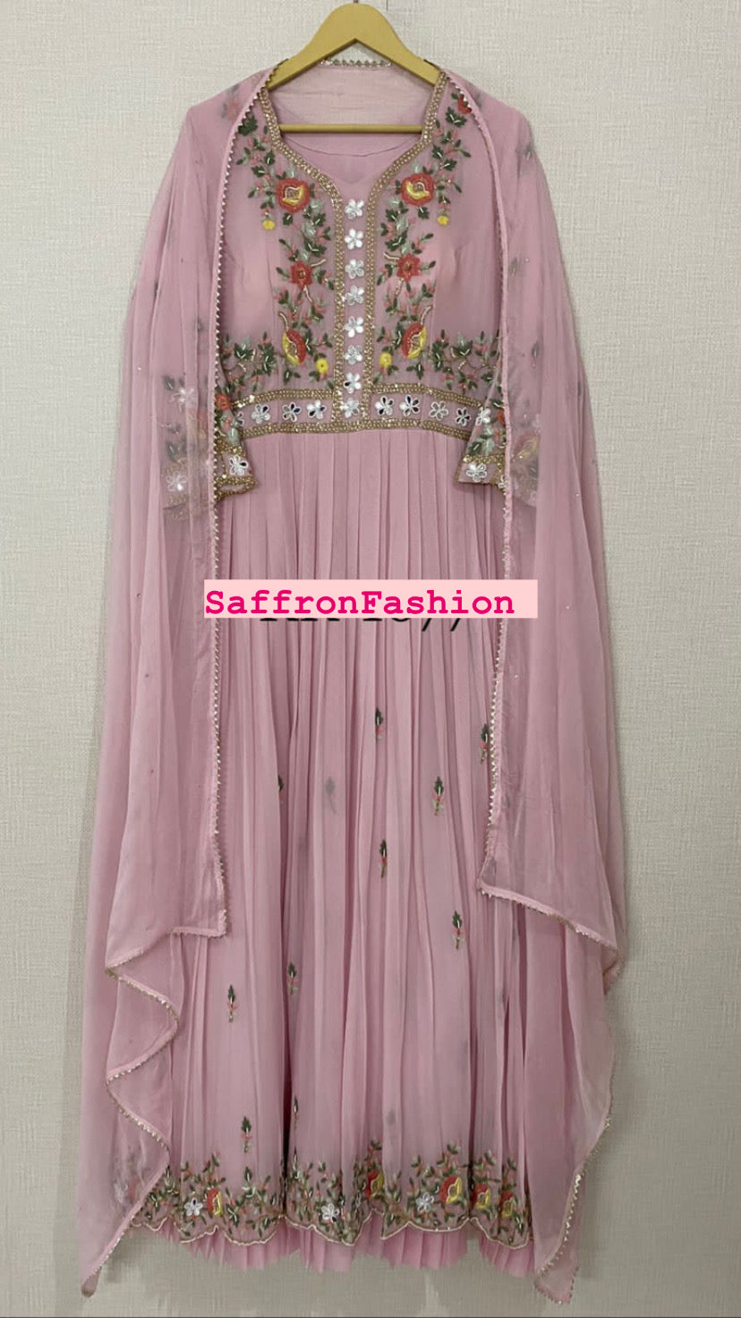 Anarkali hifsa dress - Saffronfashionindia