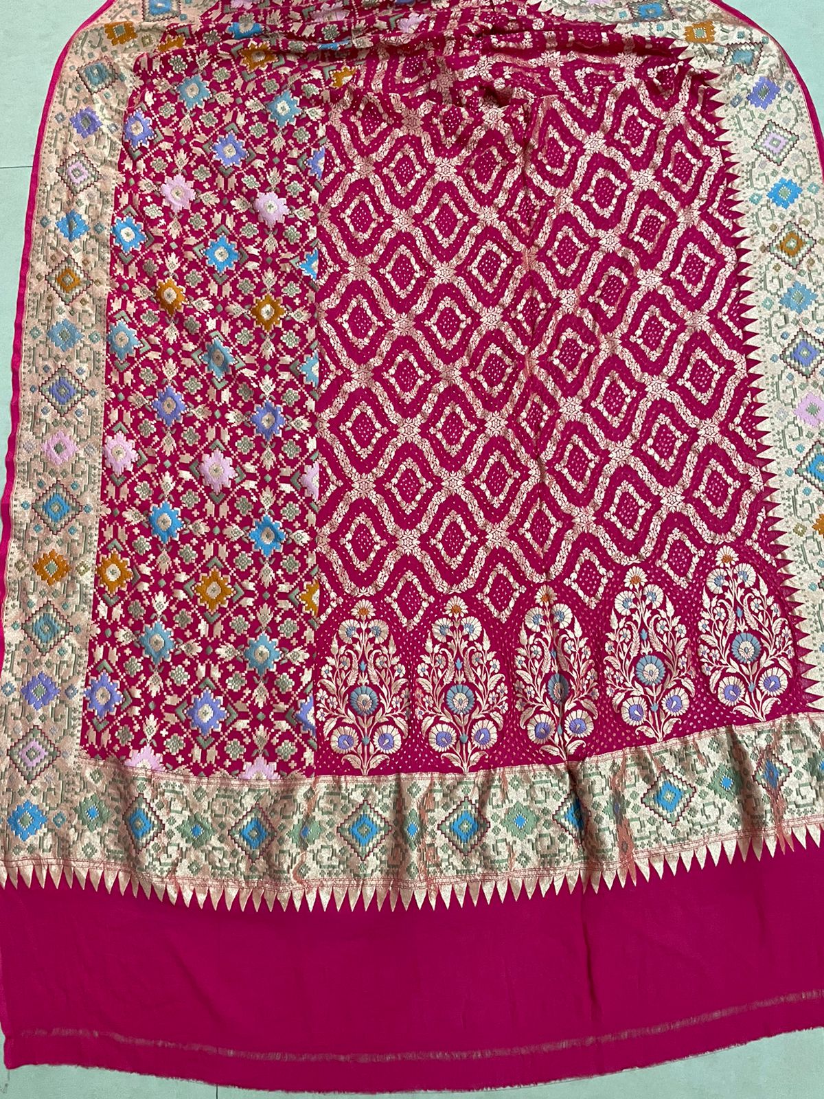 Tilfi neemzari dupatta - Saffronfashionindia