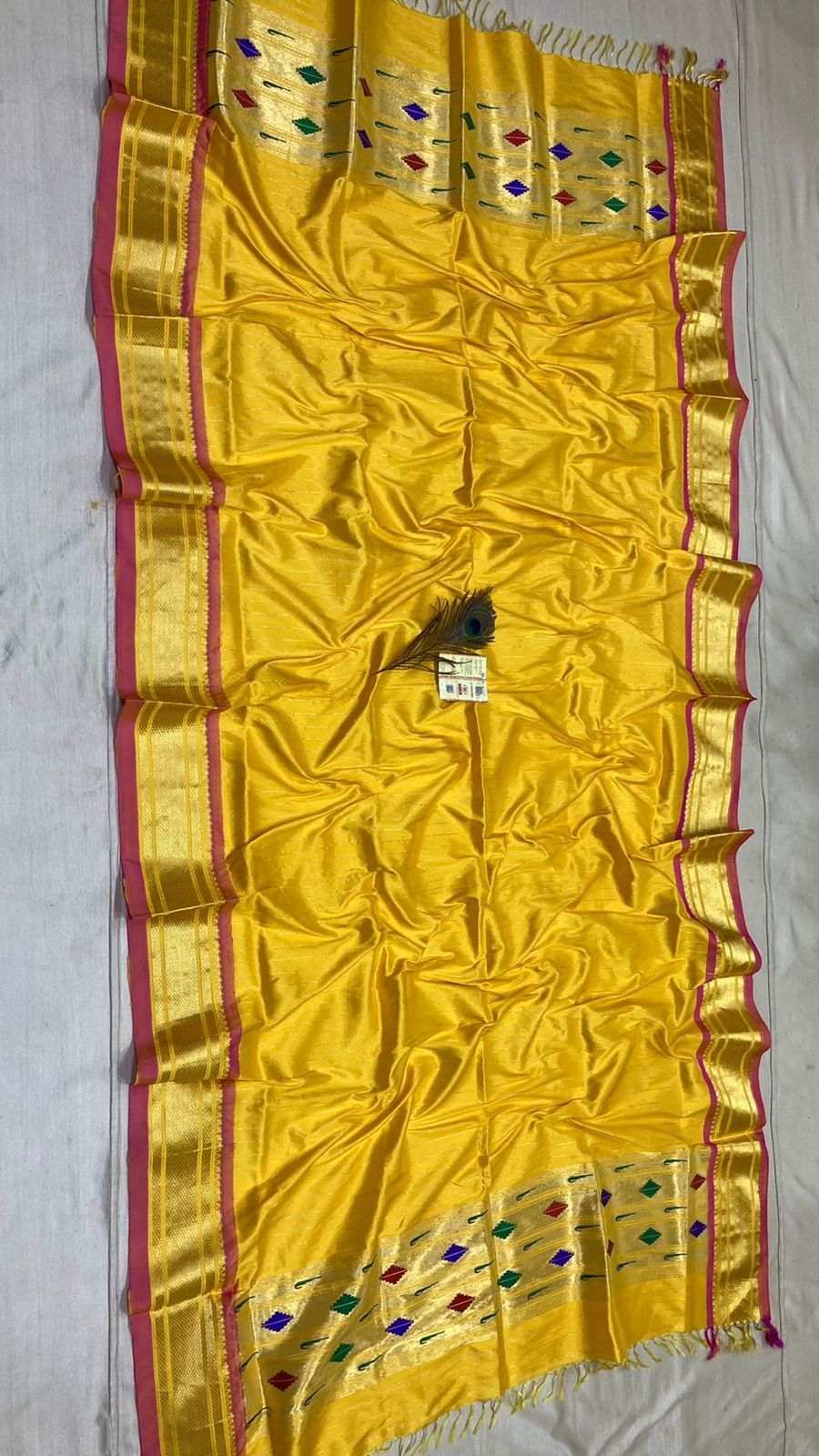 Paithani inspired dupatta - Saffronfashionindia