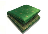 Green Chanderi saree