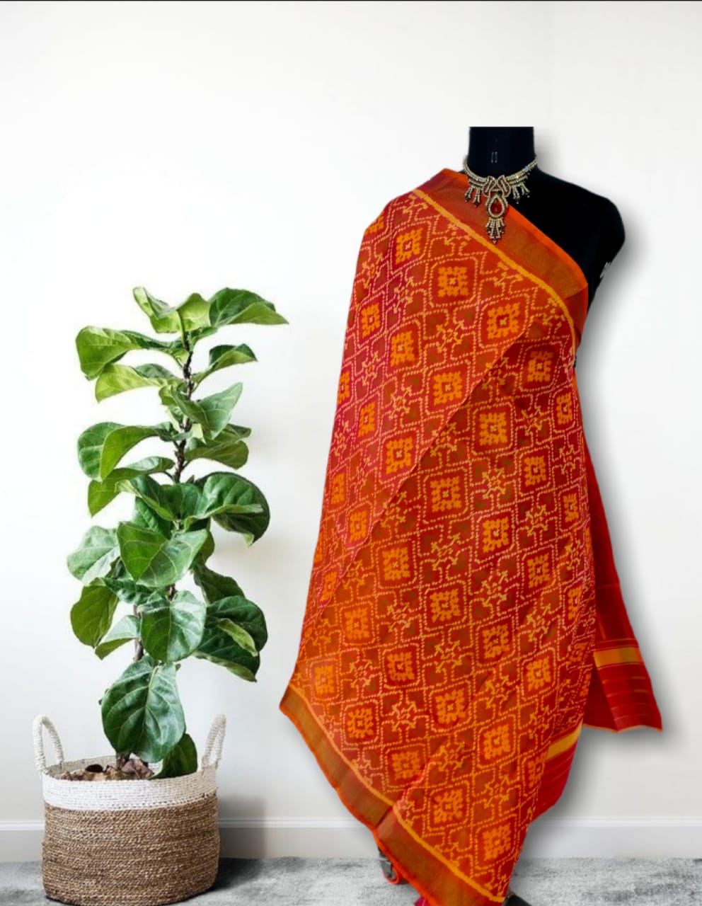 Patola dupatta - Saffronfashionindia