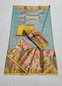 Sushmaraj tissue zari kota saree