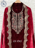 Velvet Indian salwar suit
