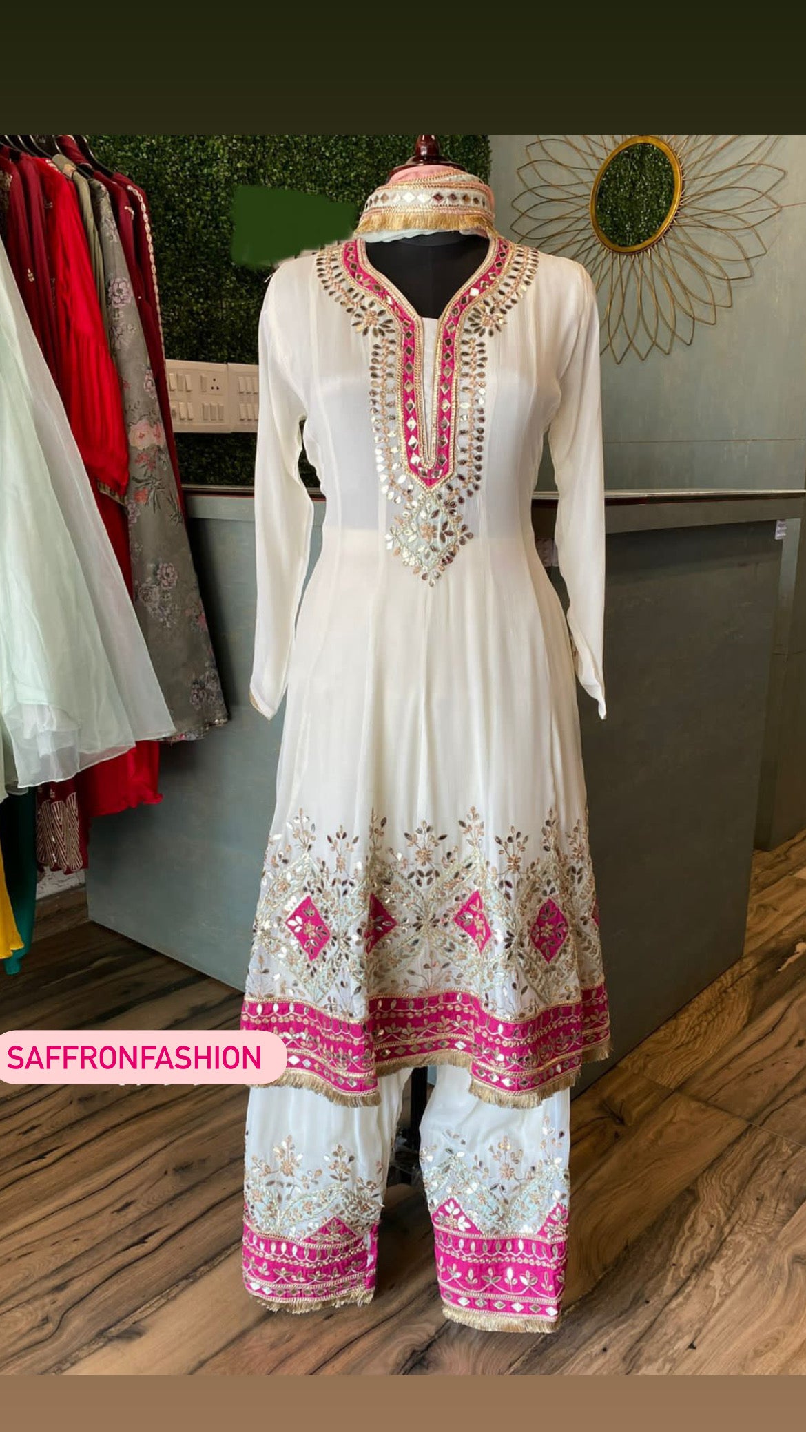Rondra Anarkali dress - Saffronfashionindia