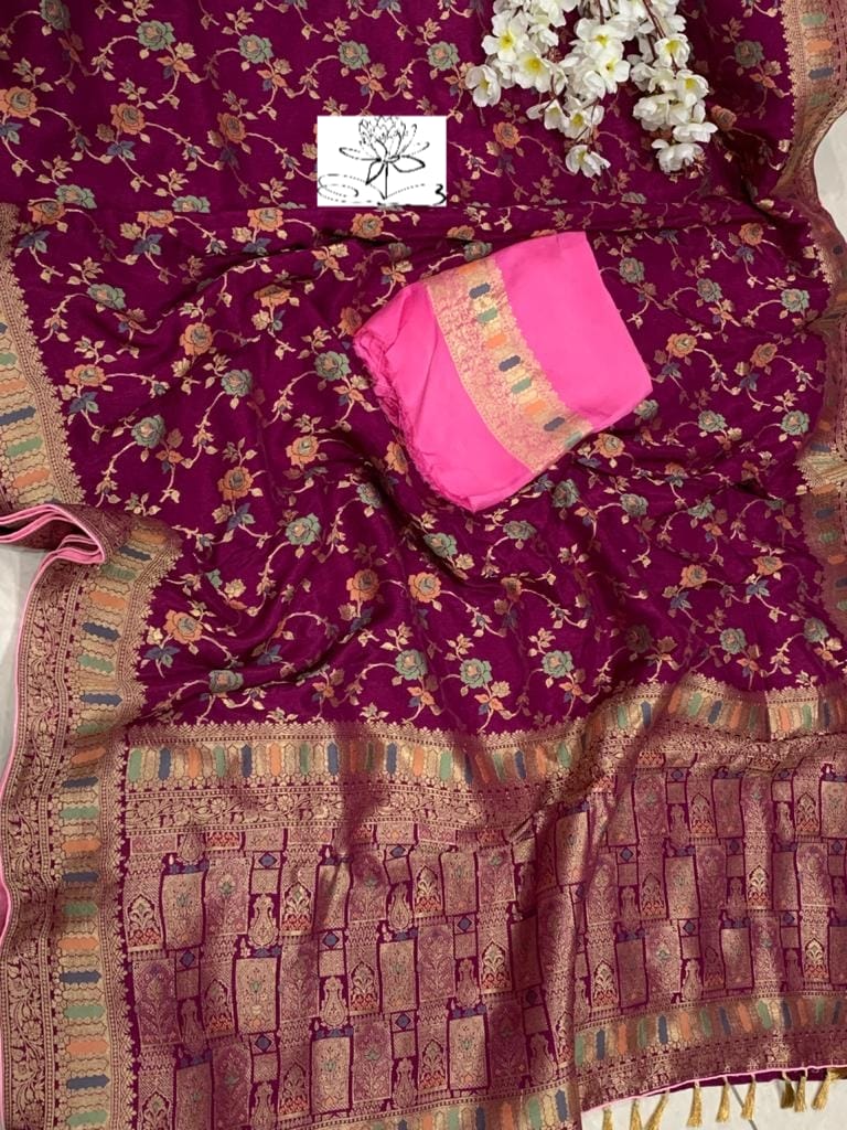 Anesha banarsi saree - Saffronfashionindia