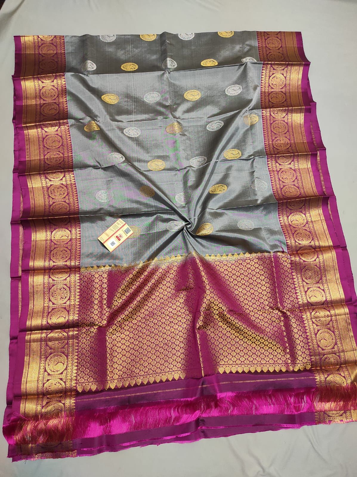 Kanchipuram dupatta - Saffronfashionindia