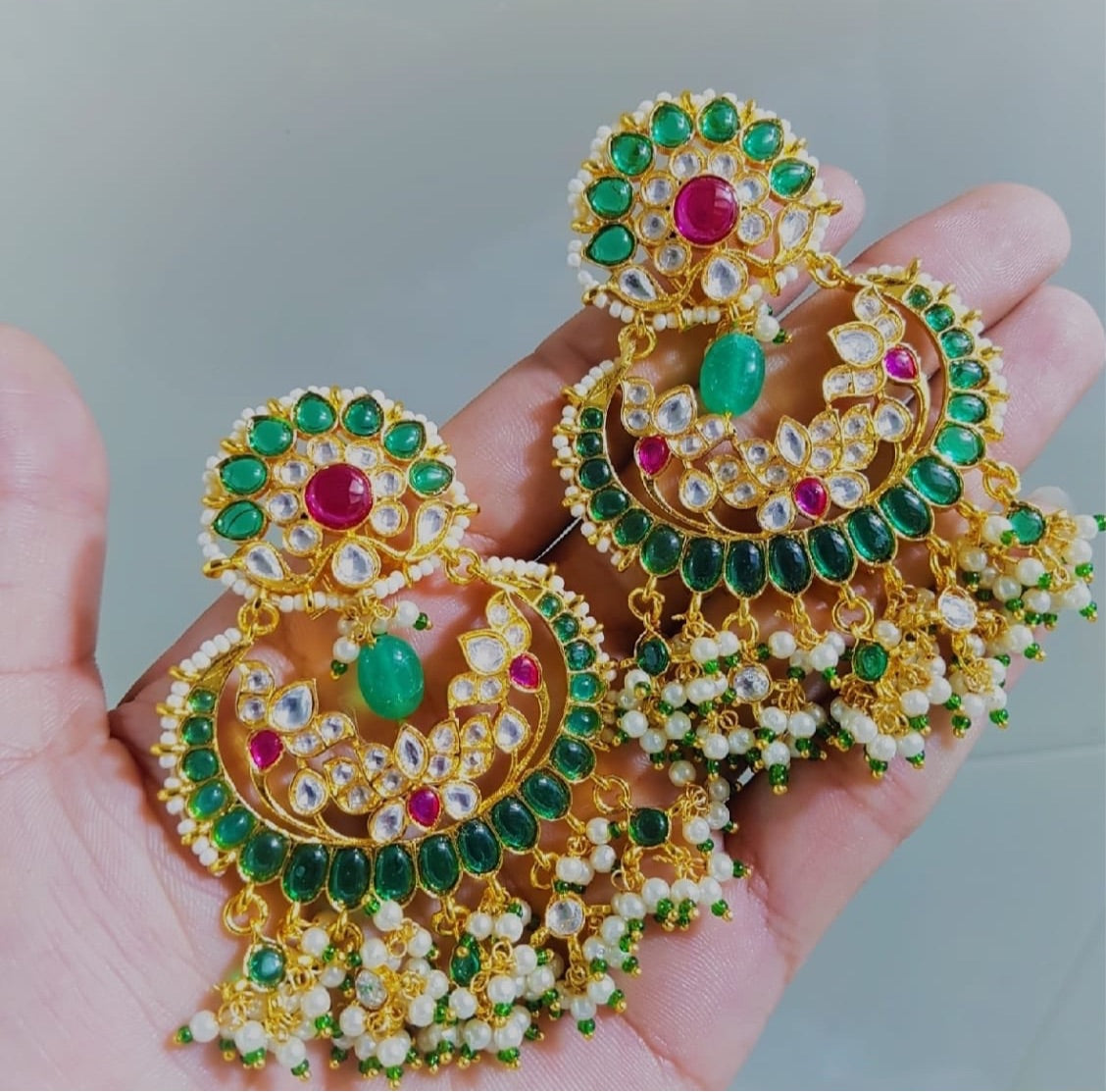 Rimjhim earrings - Saffronfashionindia