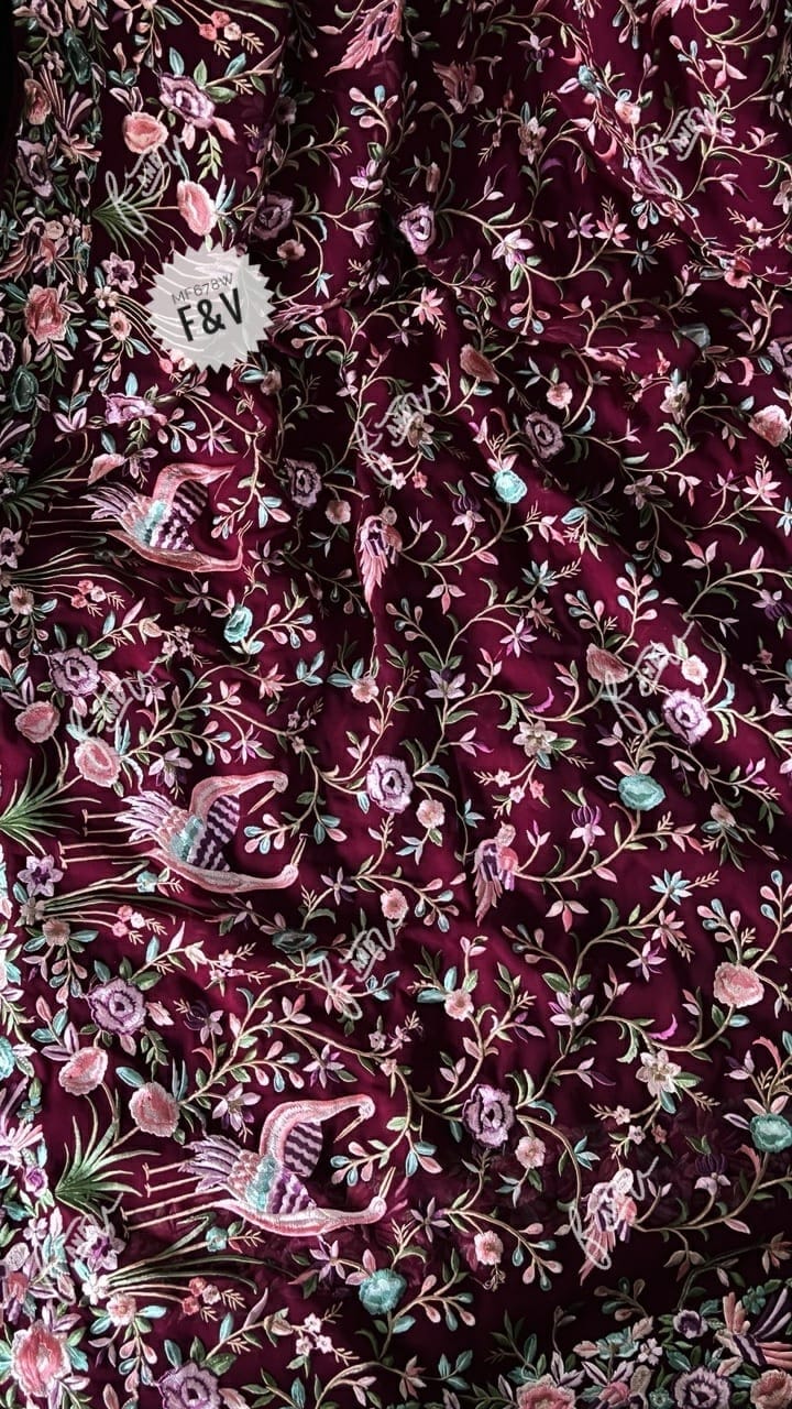 Nashili Parsi inspired saree - Saffronfashionindia