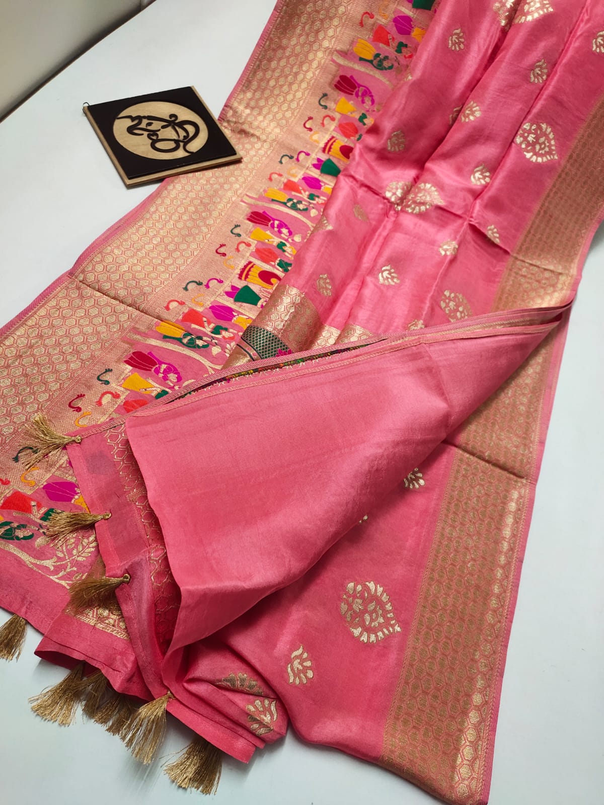 Lavik benaras moonga saree - Saffronfashionindia