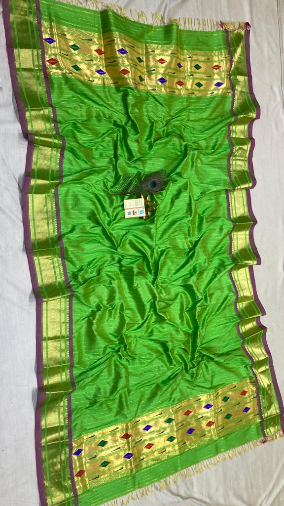 Paithani inspired dupatta - Saffronfashionindia