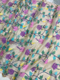 Rubina muslin jamdani saree