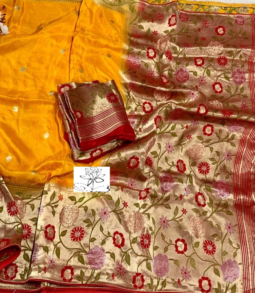 Banarsi bridal saree - Saffronfashionindia