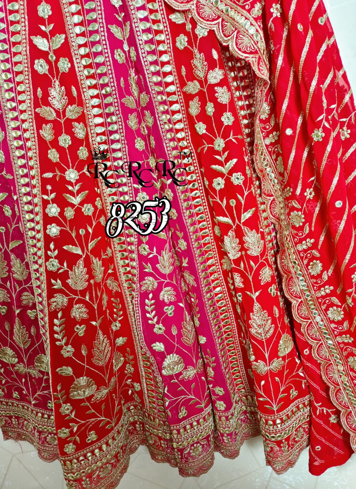 Wedding inspired lehanga set - Saffronfashionindia